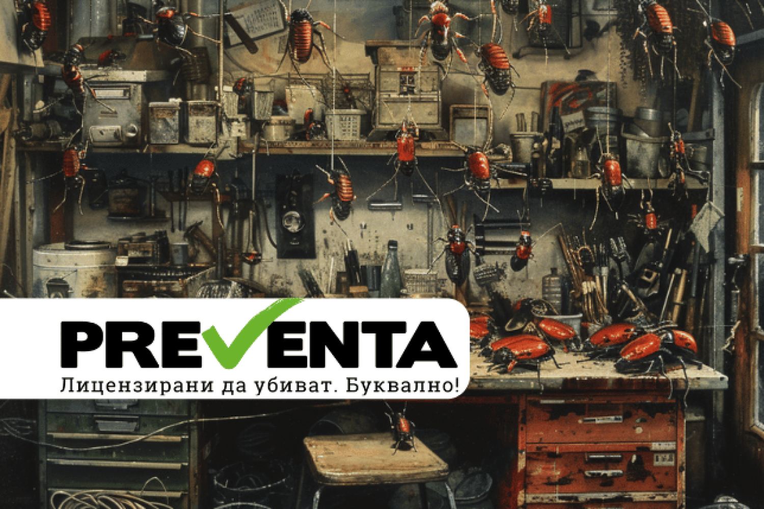 Как да се отървем от хлебарки в гаража в 5 лесни стъпки