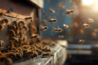 Пчелите са едни от насекомите, вдъхновили Swarm роботиката.